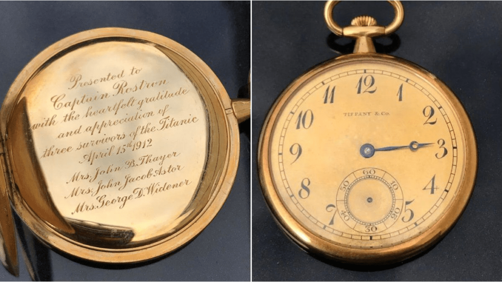Subastan por una cifra millonaria el reloj del capitán que salvó a 700 pasajeros del Titanic