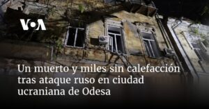 Un muerto y miles sin calefacción tras ataque ruso en ciudad ucraniana de Odesa