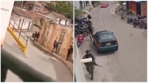 Video |Grupo armado ilegal hurtó $ 2.780 millones en Convención, Norte de Santander: dos policías resultaron heridos