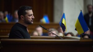 Volodímir Zelenski instó a los aliados a presionar más a Rusia hacia una paz justa