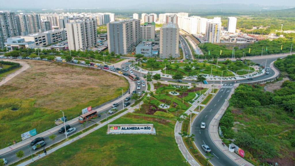 apertura de nueva vía en el sector de Alameda del Río