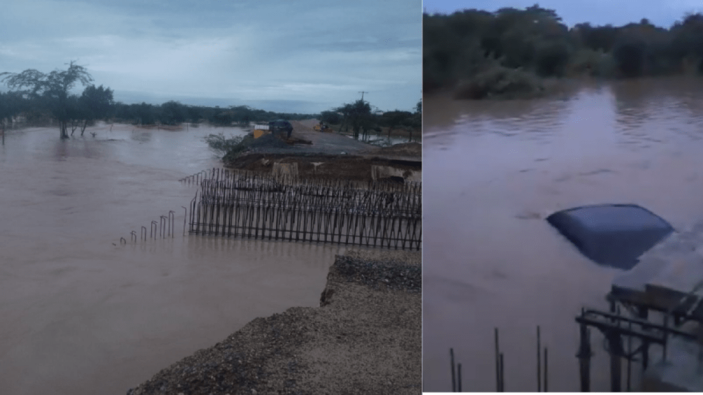 autoridades emiten alerta roja por altos niveles del río Ranchería y embalse El Cercado