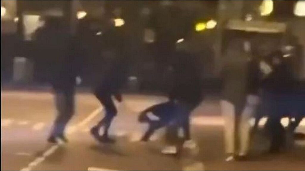 brutal ataque de manifestantes propalestinos contra israelíes tras un partido de básquet