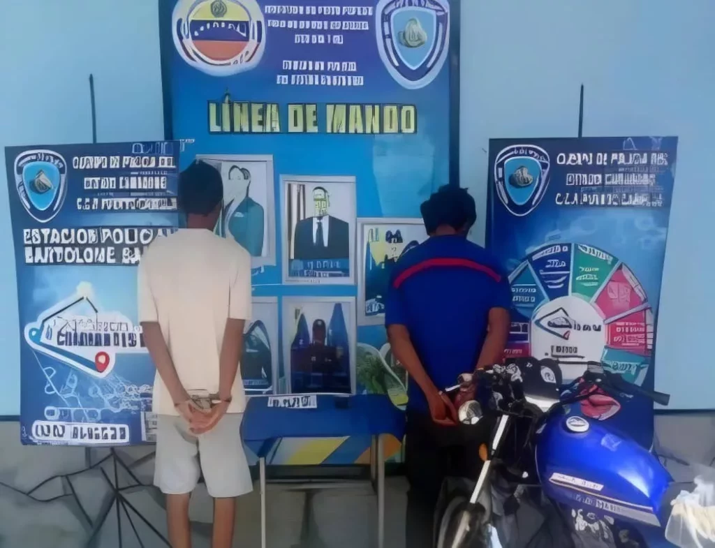 detenidos motorizados en Puerto Cabello
