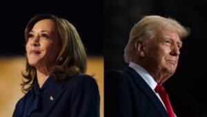 frenético raid de Donald Trump y Kamala Harris en busca de los indecisos