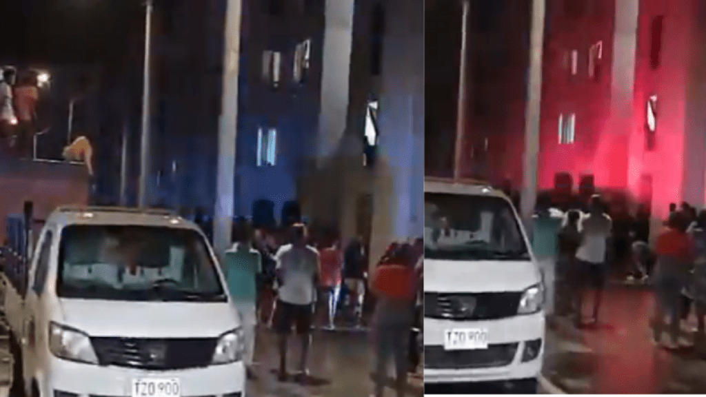 marcha de menores de edad y una velatón por la muerte de niña de 5 años, tras ser arrojada por su papá desde un tercer piso en Jamundí