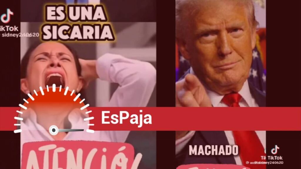 ¿Trump se refirió a María Corina Machado como «sicaria» y «peligro para Venezuela»?