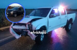 Accidente de Fiesta Power y Luv Dmax en La Madama deja una lesionada