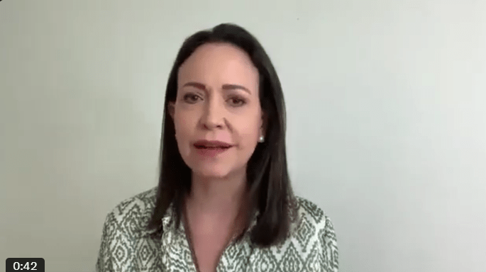 María Corina Machado niega intenciones de abandonar Venezuela
