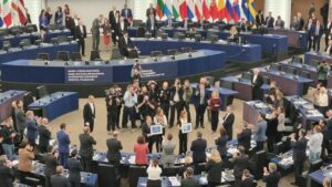 Así fue la ceremonia de la entrega del Sájarov a Machado y González Urrutia