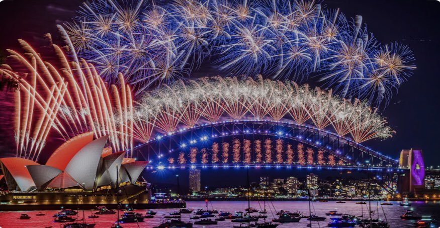 Australia recibe el 2025 con un gran espectáculo de fuegos artificiales - AlbertoNews