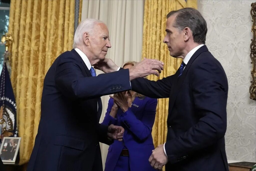 Biden indulta a su hijo Hunter antes de terminar su mandato