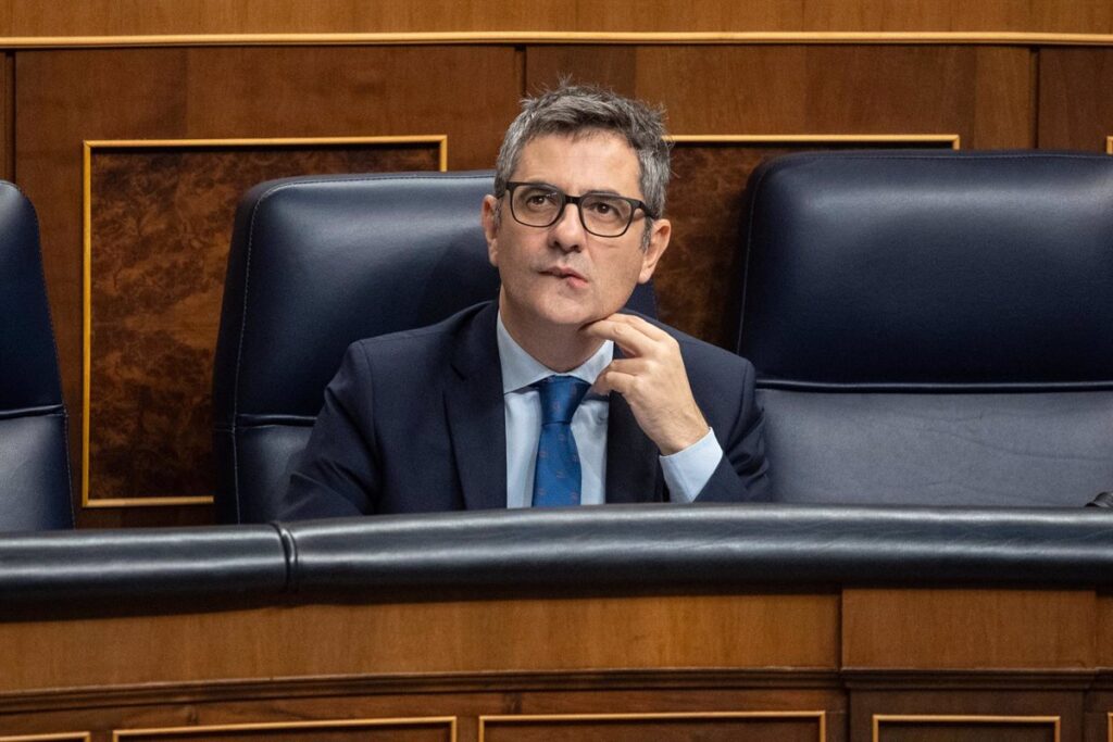 Bolaños acusa al PP de aprovechar una estrategia de la ultraderecha "para amedrentar" a políticos