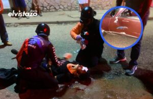 Camión 350 arrolló al conductor de un Malibú accidentado que pedía ayuda