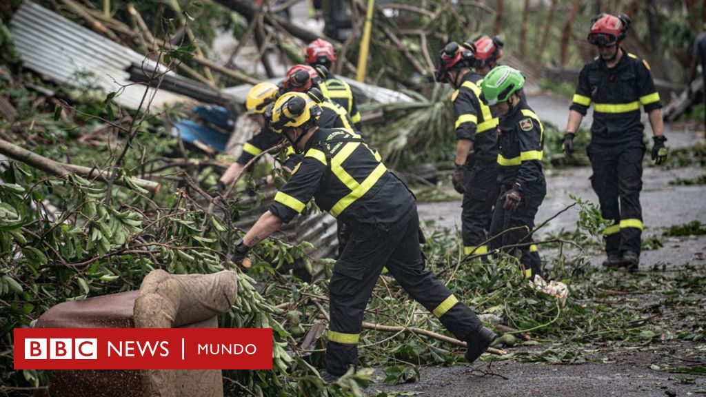 Ciclón Chido: las imágenes de la enorme destrucción que la tormenta dejó en Mayotte, el territorio más pobre de Francia