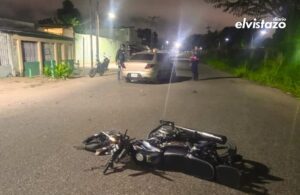 Colisión en Casco Viejo la madrugada del lunes deja un motorizado lesionado