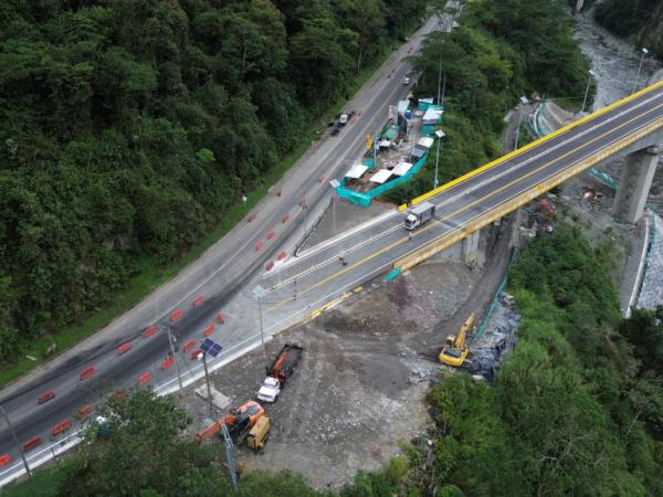 Cómo quedó el Viaducto del km 58 de la Vía al Llano | Infraestructura | Economía