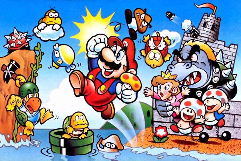 Cómo un simple cuadrado normal y corriente se acabó convirtiendo en Mario y nos dejó con el clásico Super Mario Bros. de NES
