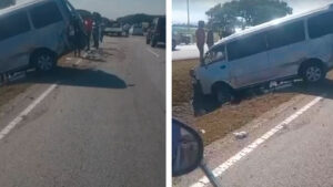 Cristina Maica y su equipo resultaron ilesos en múltiple accidente de tránsito en Aragua
