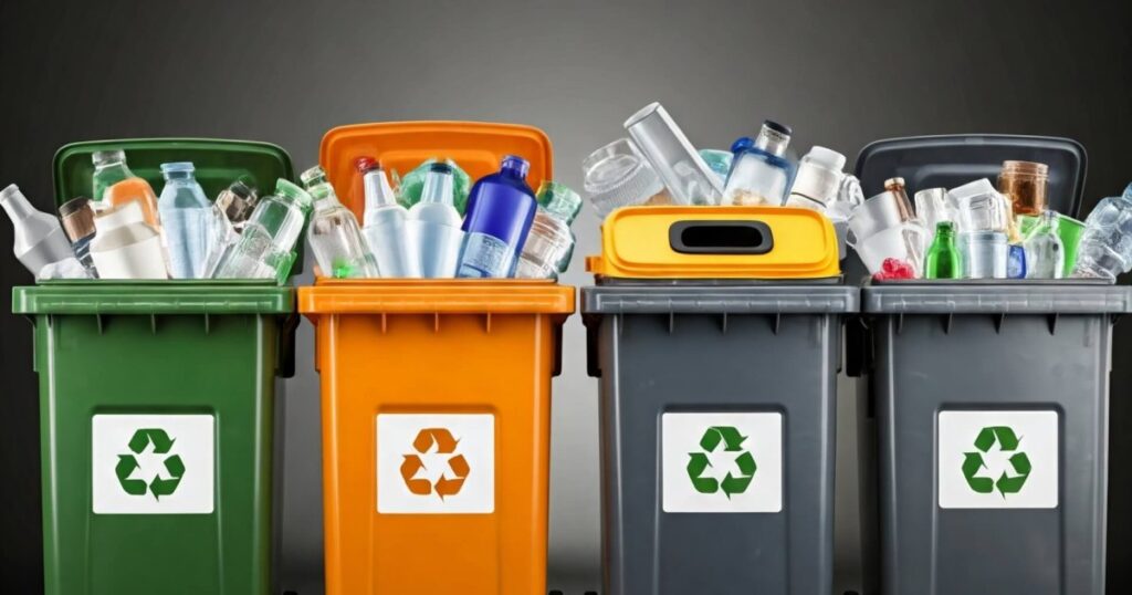 Cubos de reciclaje: separación eficiente de residuos