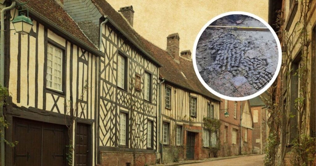 Descubren en Holanda un suelo medieval del siglo XV con curiosos patrones fabricado con un material tan inusual que intriga a los arqueólogos