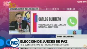 Directivos del CNE reaparecen para anunciar constitución de mesas para elección de jueces de paz
