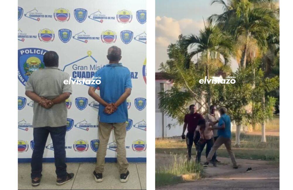 Dos hombres terminaron detenidos tras participar en una riña en Los Cocales