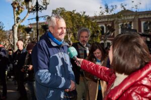 El actor del anuncio de la lotería de Navidad, el riojano Amadeo Marín, cree que "ha traído suerte"