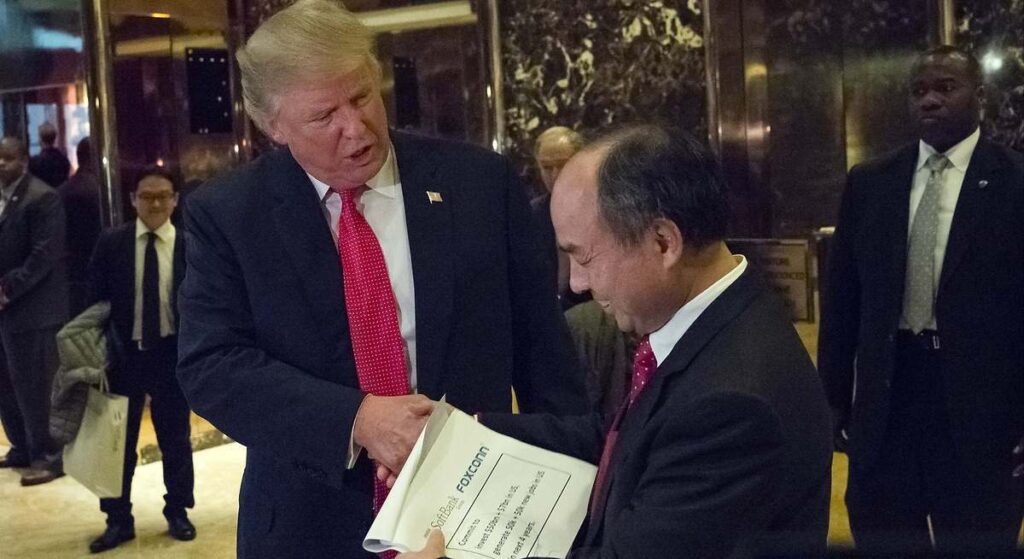 El jefe de SoftBank se reunirá con Trump para anunciar una inversión de 100.000 millones de dólares en EEUU