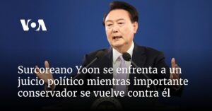 Surcoreano Yoon se enfrenta a un juicio político mientras líder partidista clave se vuelve contra él