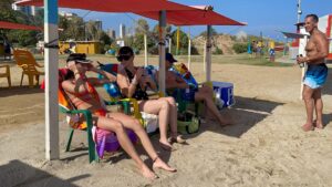 En Playa Vasito garantizan a los visitantes seguridad y guardavidas