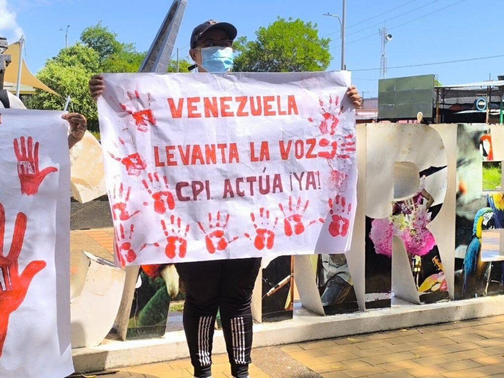 En Venezuela protestaron por el cese de violaciones de DD HH
