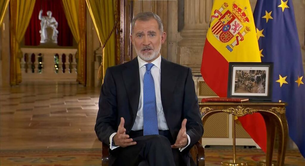 Felipe VI dedica su mensaje de Navidad a Valencia y llama a "la serenidad en la esfera pública y en la vida diaria"
