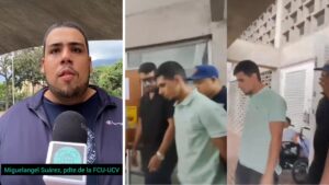 Funcionarios armados hostigan a estudiantes de la UCV y vulneran la autonomía universitaria