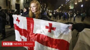 Georgia: Las manifestaciones contra el gobierno que le exigen acercarse a Europa y menos vínculos con Rusia