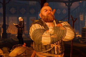 Geralt de Rivia de The Witcher tiene el amigo más cachondo y bestia del universo. Y esta inscripción en una espada es la prueba