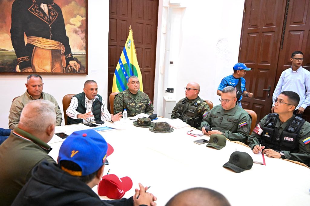 Gobernador Ángel Marcano lideró gabinete ampliado de seguridad en Ciudad Bolívar | Diario El Luchador