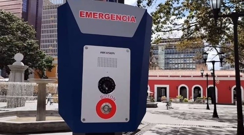 Instalan botones de pánico en varios sitios de Caracas
