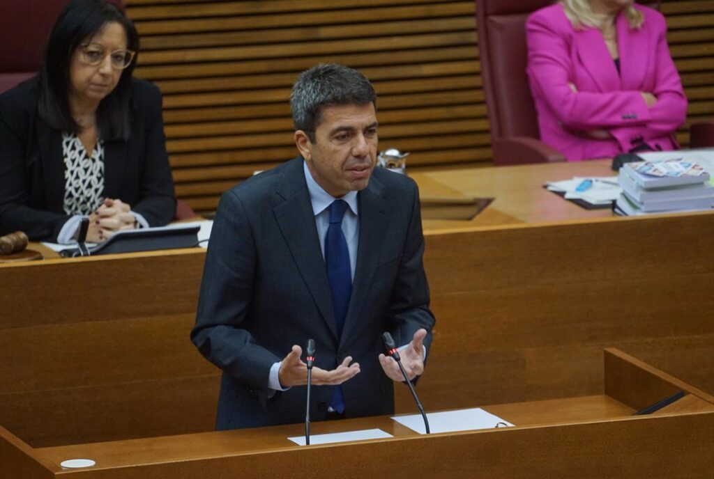 La Fiscalía, a favor de abrir una investigación sobre la gestión de Mazón en la dana