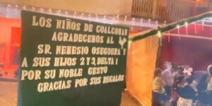 La Fiscalía de México expedienta a las autoridades que celebran la entrega de regalos en Navidad por parte del narco