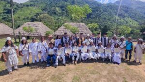 La Unimagdalena gradúa a nueve etnoeducadores indígenas en Sierra Nevada