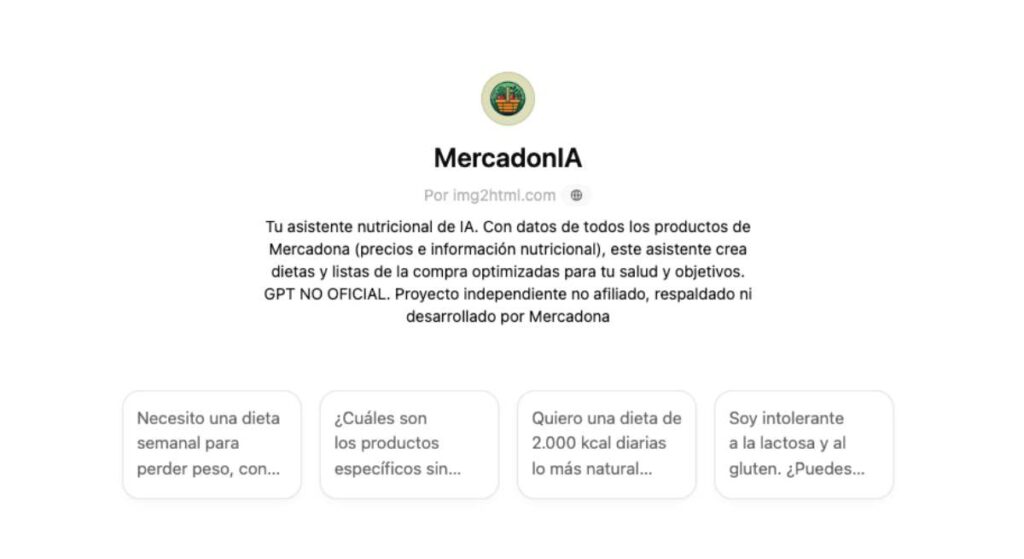 La inteligencia artificial que te ayuda con los menús y las compras de Mercadona