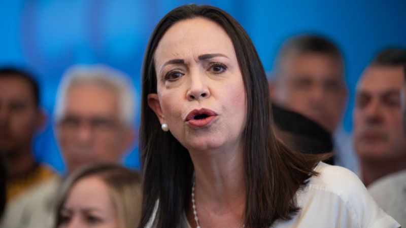 María Corina Machado dice que EE.UU. debe enviar mensaje a Maduro "de que el tiempo se le acabó"
