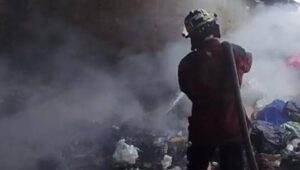 Muerte en Incendio de vertedero en Caracas