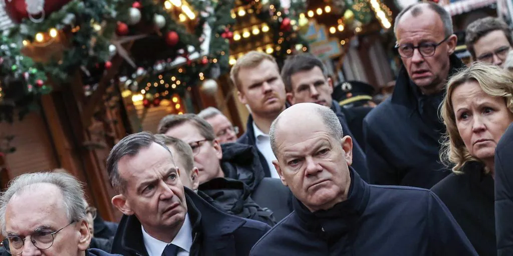 Olaf Scholz, desde el mercadillo navideño atacado, promete actuar contra quienes «quieren sembrar el odio»