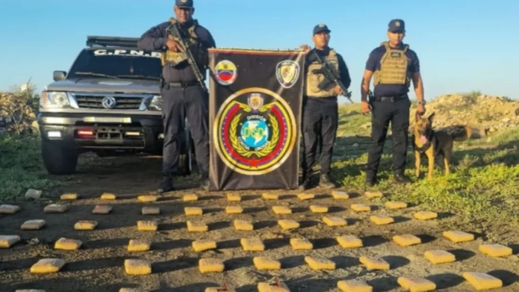 PNB incautó 60 panelas de marihuana en una playa de Falcón