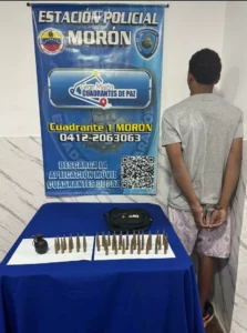 Policarabobo detuvo sujeto con una Granada en Morón