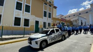 Policía de La Guaira celebró sus 23 años con misa y procesión