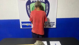 Polisur lo detiene por presunto delito contra la propiedad