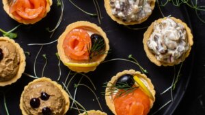 Receta de tres tipos diferentes de tartaletas saladas para comerse la Navidad de un bocado